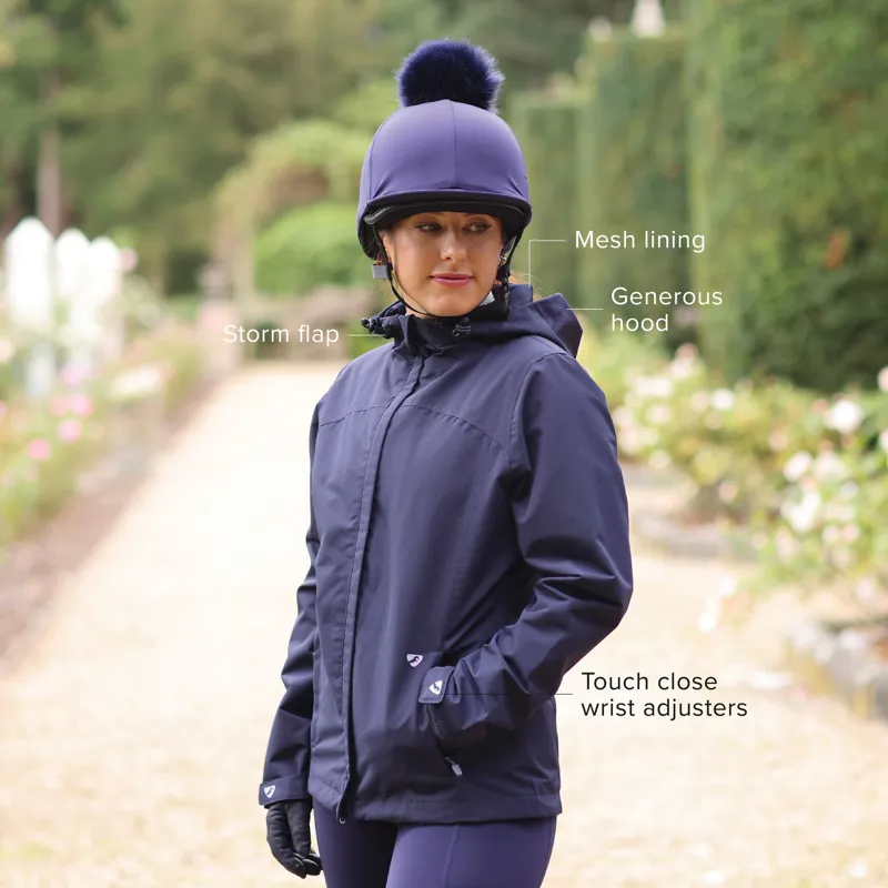Aubrion Cloudburst Lightweight Raincoat - Navy