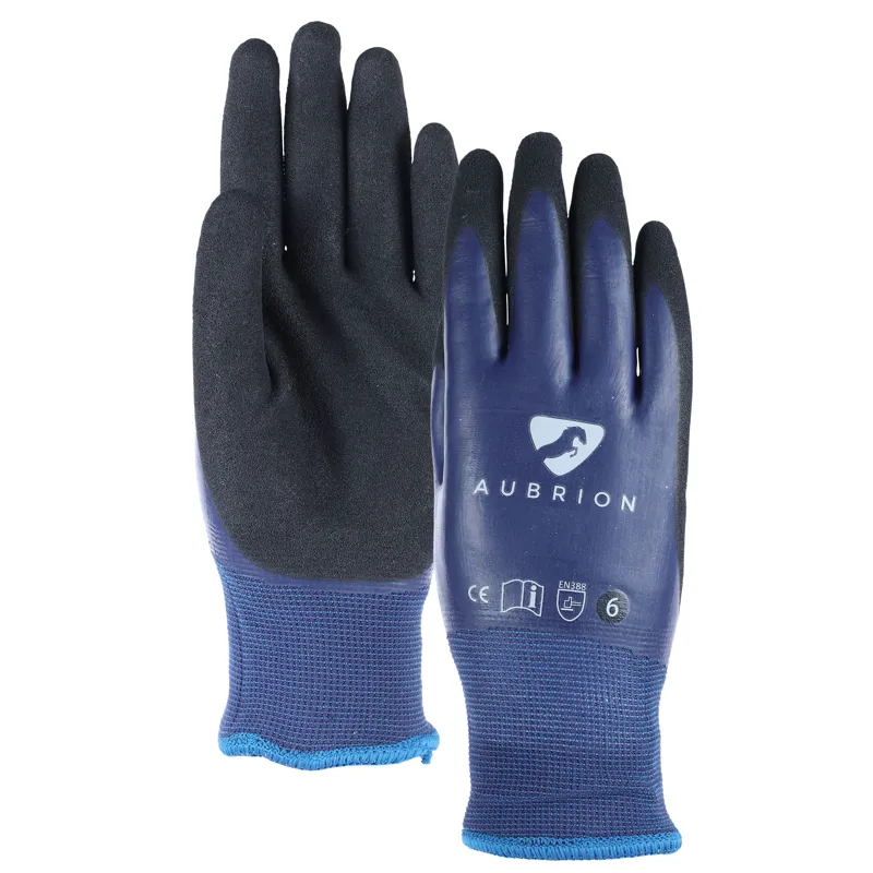 Aubrion Winter Waterproof Work Gloves - Navy-1