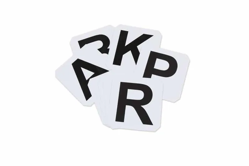 Self-Adhesive Pack Of 12 Dressage Letters / Dressage Makers