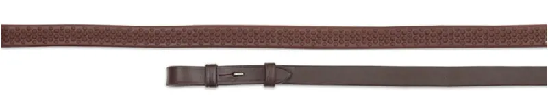 Aviemore Soft Rubber Grip Reins - Brown