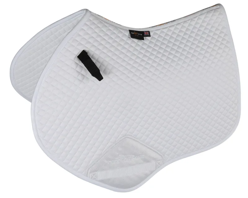 Performance Jump Saddlecloth - White
