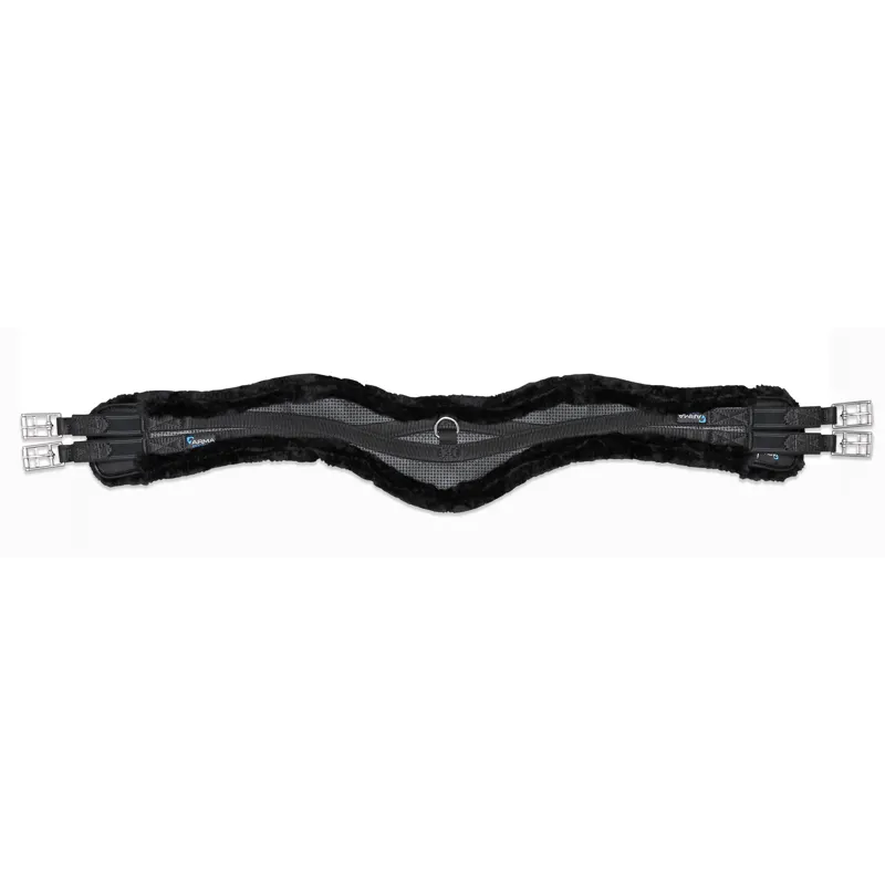 ARMA SupaFleece Anatomical Girth With Elastic - BLACK