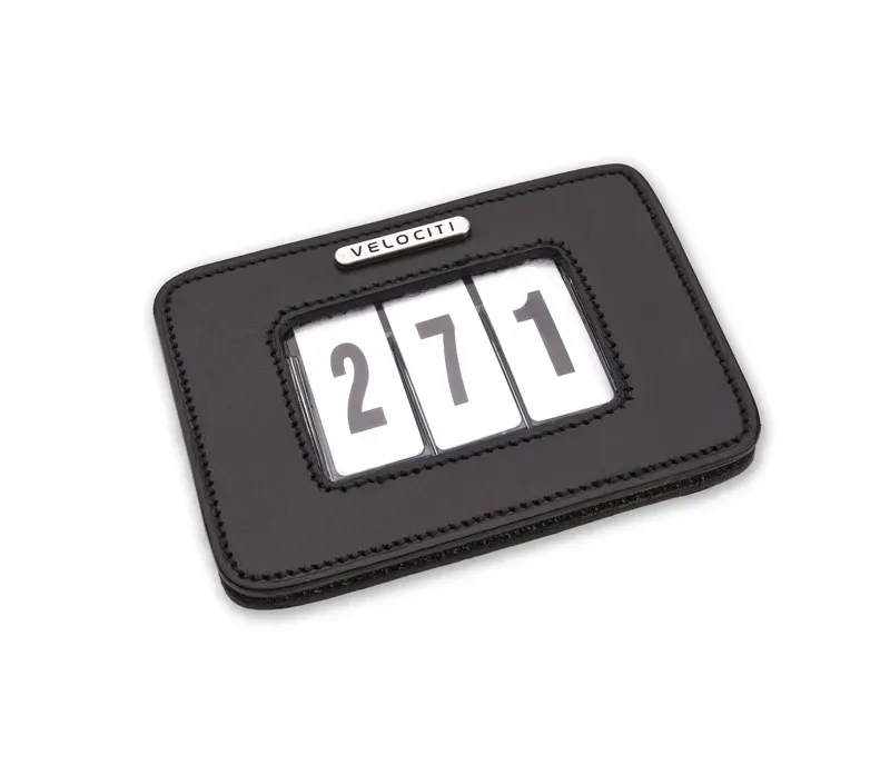 Velociti Saddlecloth Competition Number Holder - Black