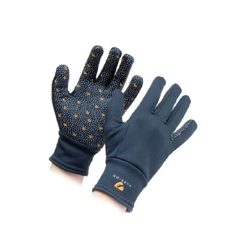Aubrion Patterson Winter Riding Gloves - Navy-1