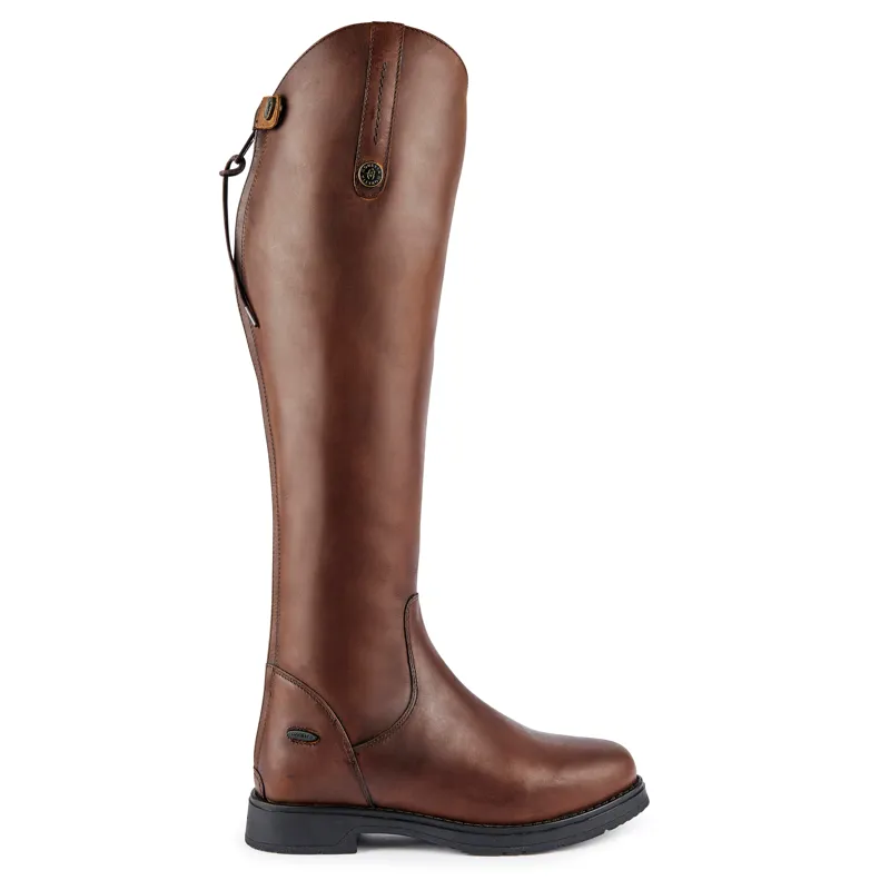 Moretta Ventura Fleece Lined Riding Boots Brown