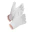 Shires Adults Newbury Cotton Pimple Gloves - White