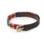 Aubrion Skinny Polo Belt - Turquoise/Red/Orange/Blue