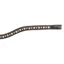 Blax Curved Browband - Brown