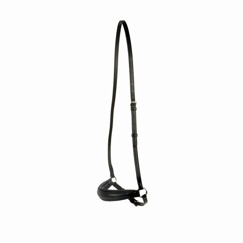 Collegiate Padded Drop Noseband - Black