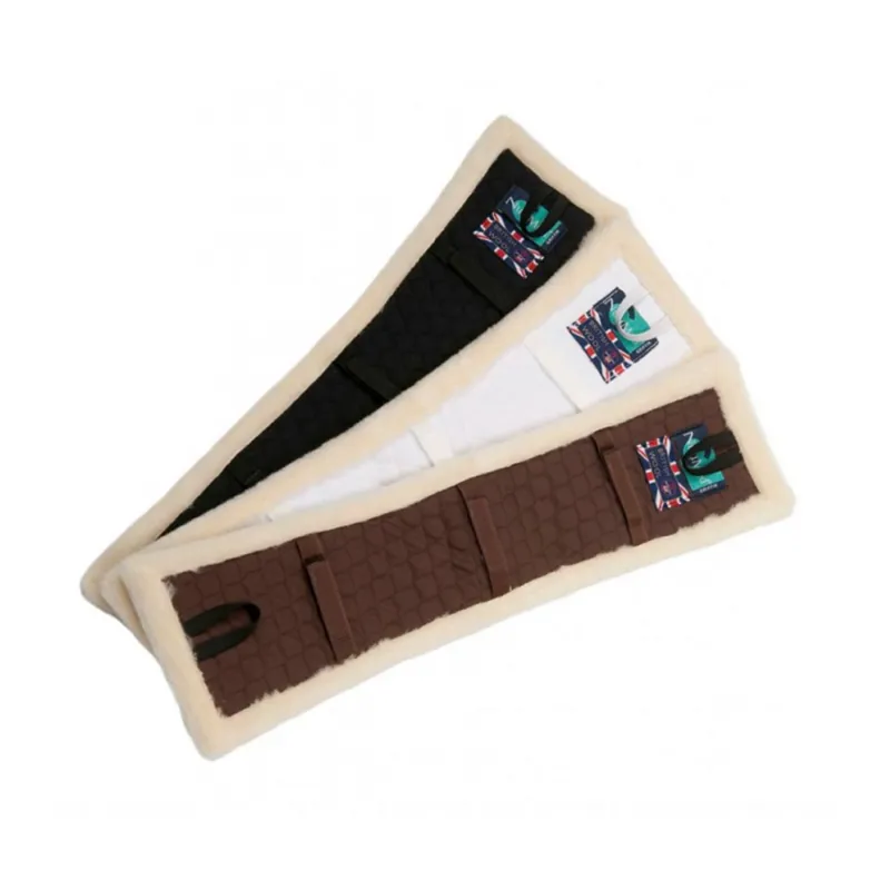 NuuMed Dressage Girth Sleeve with Short Wool - Black