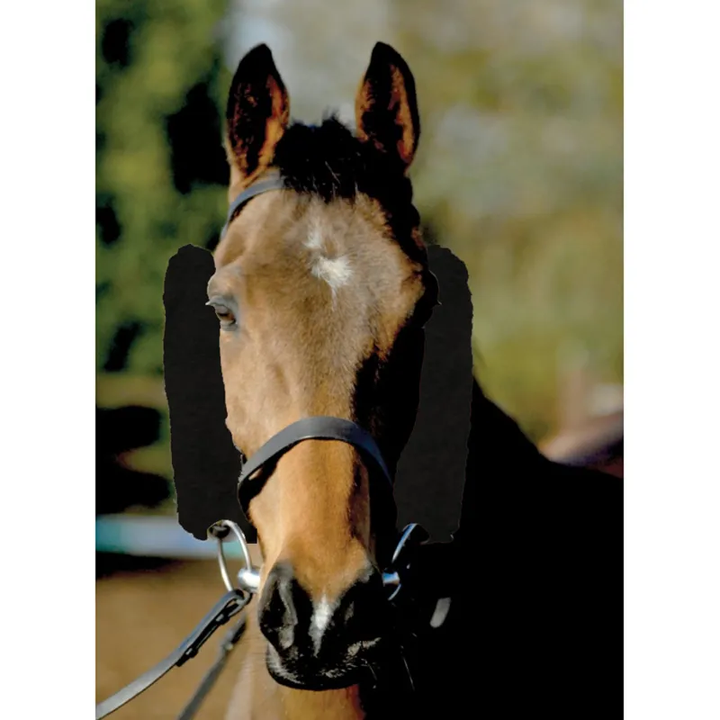 NuuMed Wool French Blinkers / Rein Sleeves - Black