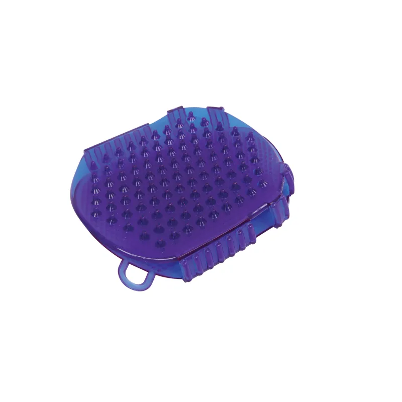 Roma Glitter Double Sided Massage Mitt - Purple
