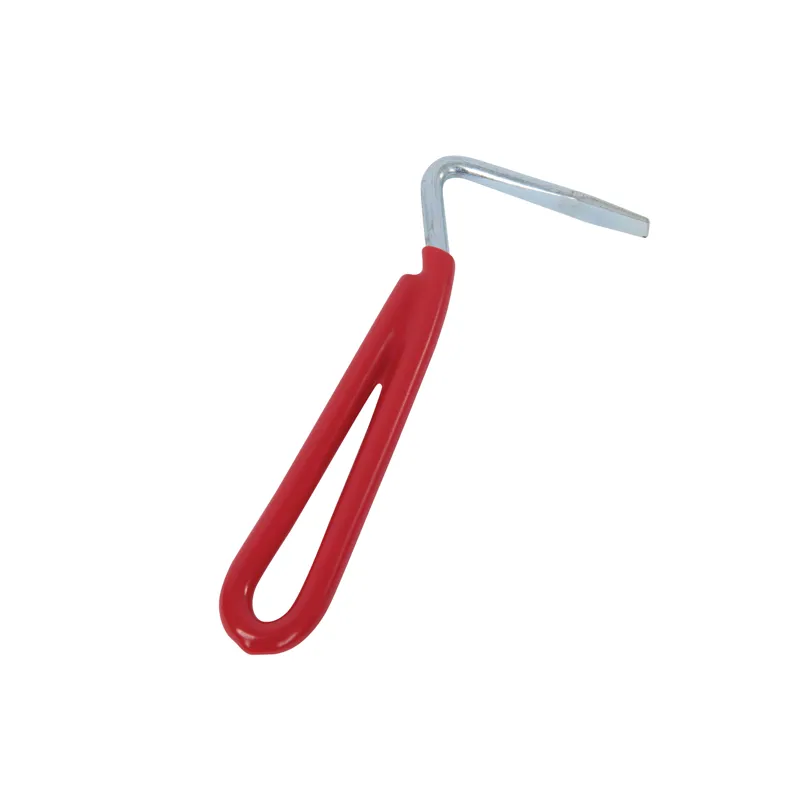 Roma Vinyl Handle Hoof Pick - Red