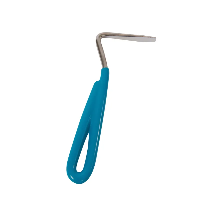 Roma Vinyl Handle Hoof Pick - Teal