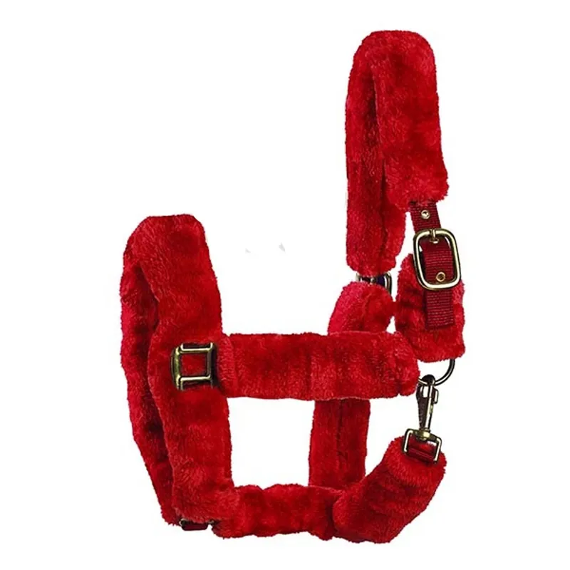 Elico Kingston Fleecy Headcollar - Red