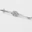 Knot Stock Pin - Silver