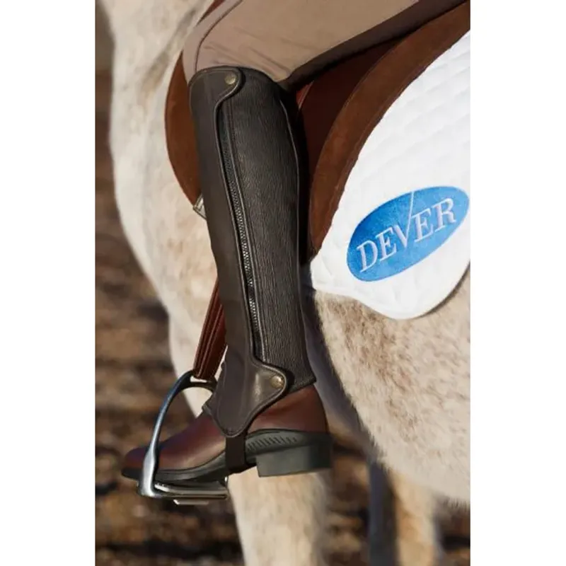 Madrid Leather Half Chaps - Brown