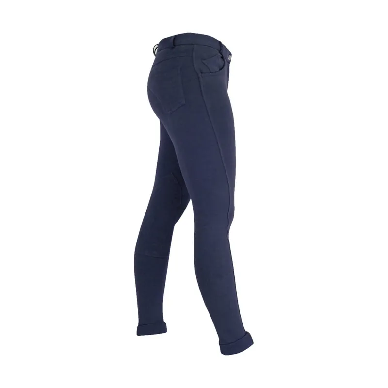Hy Equestrian Melton Ladies Jodhpurs - Navy-1