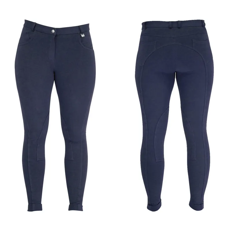 Hy Equestrian Melton Ladies Jodhpurs - Navy