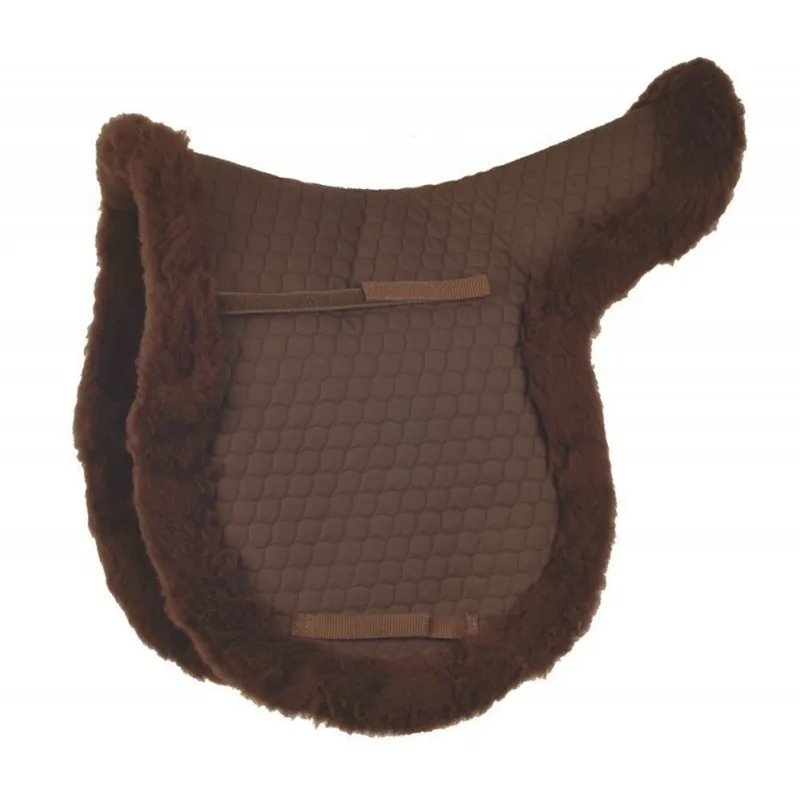 NuuMed GP HiWither Full Wool Numnah - Brown