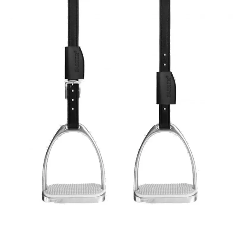 Passier Velvet Touch Mono Stirrup Leathers - Black-1