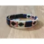 Polo Dog Collar - Navy/Pink/Beige