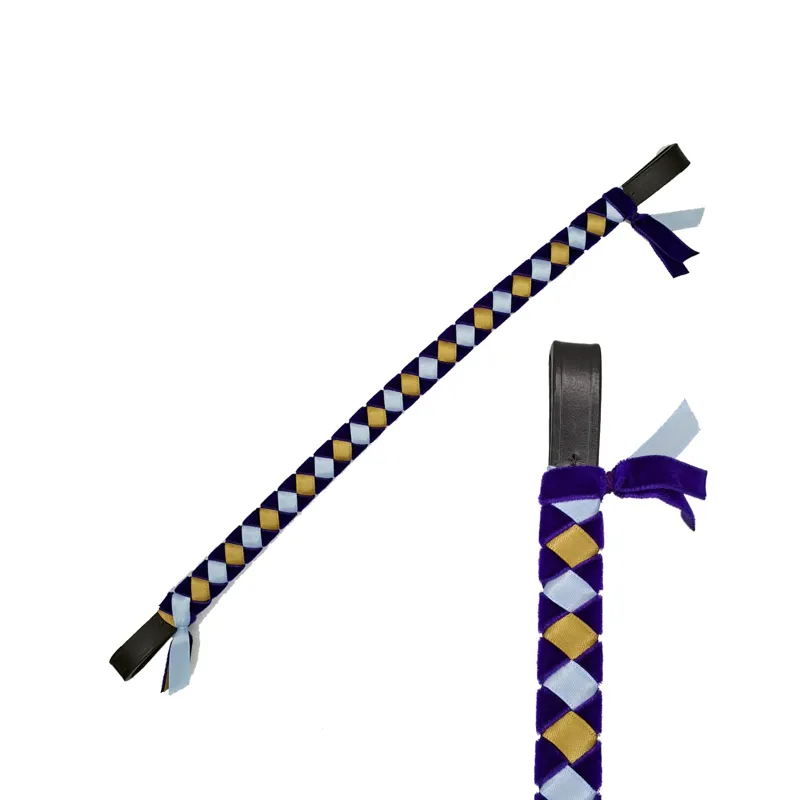 Pony Club Colours Velvet and Satin Browband