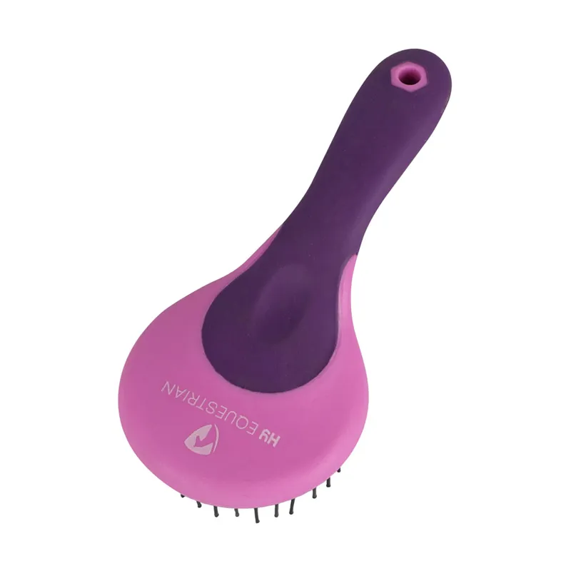 HySHINE Pro Groom Mane and Tail Brush - Purple/Pink