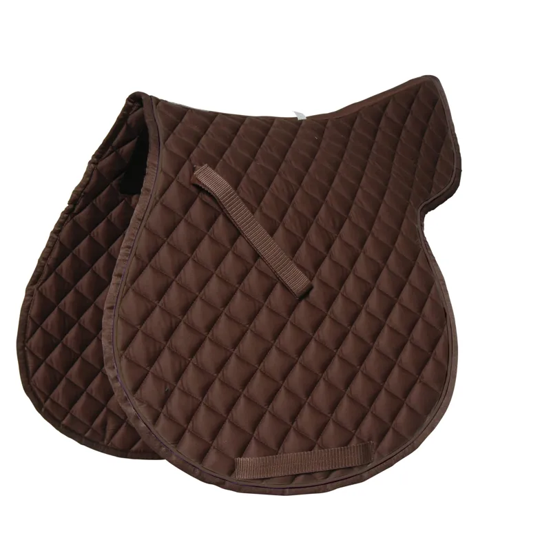 Roma Grand Prix All Purpose Numnah - Brown