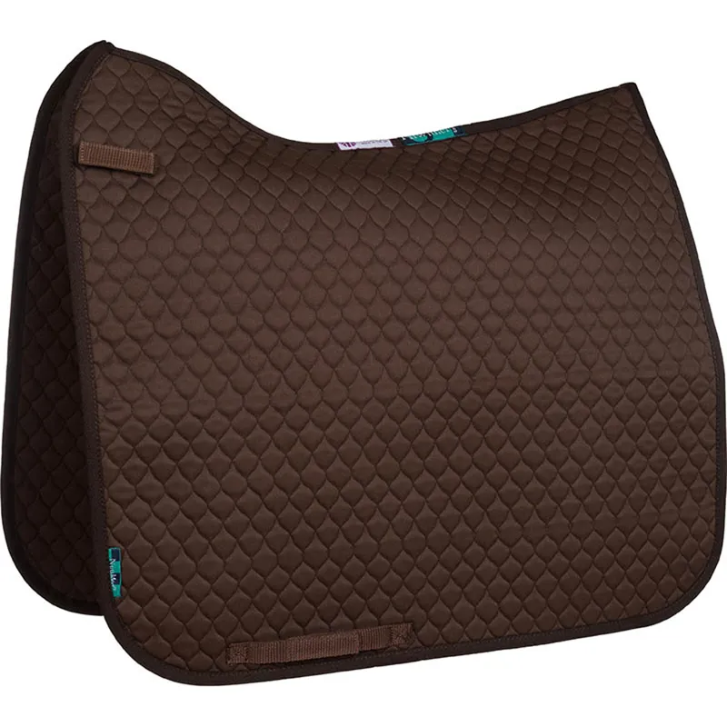 NuuMed Dressage HiWither Quilted Saddlepad - Brown