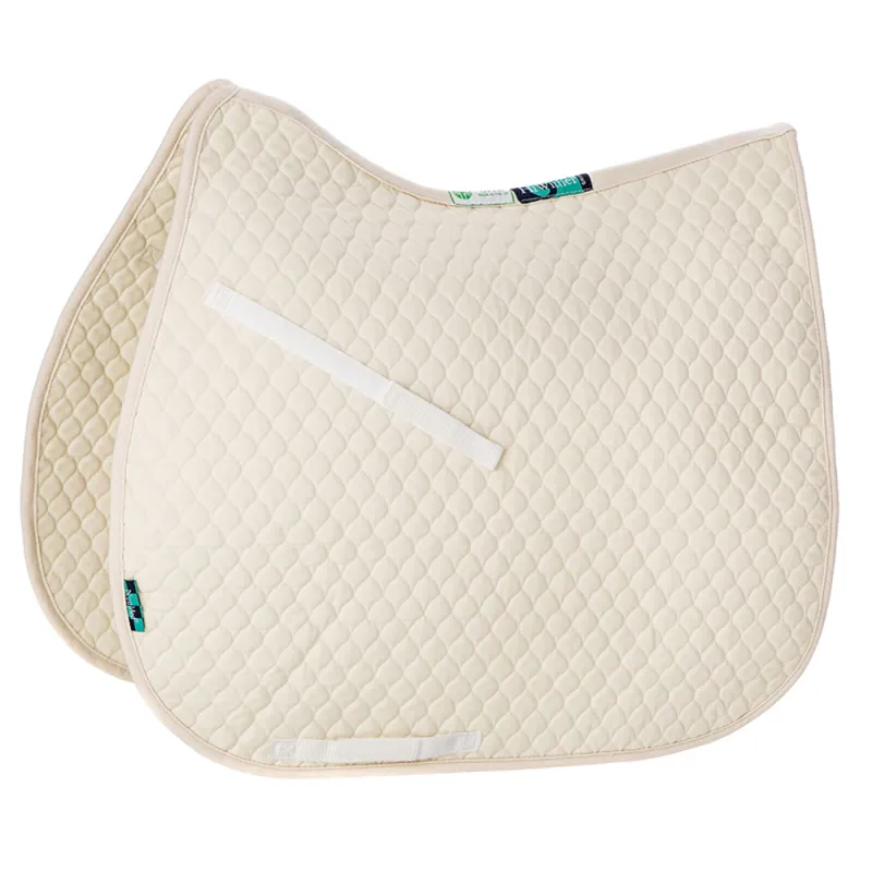 NuuMed GP HiWither Quilted Saddlepad - White