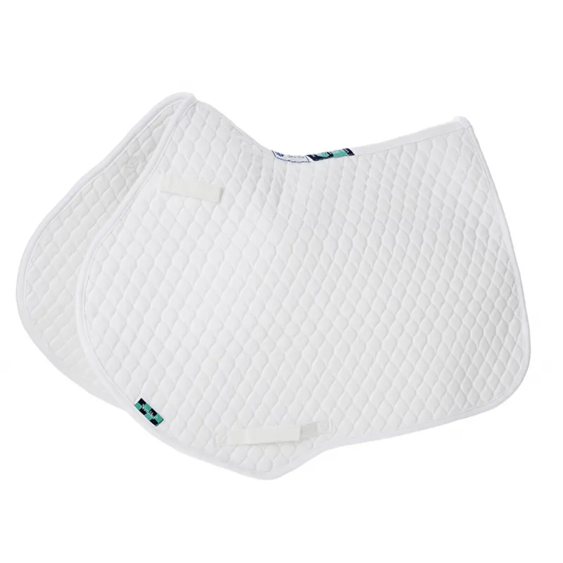 NuuMed Jump HiWither Quilted Saddlepad - White