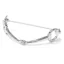 Equetech Snaffle Stock Pin - Silver