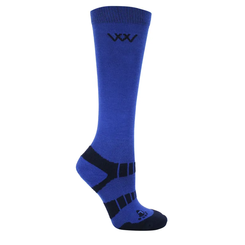 Woof Wear Young Rider Pro Riding Socks - Electric Blue