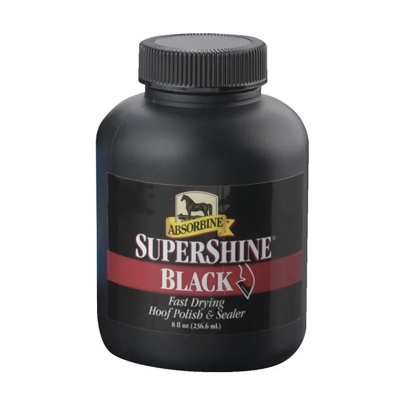Absorbine SuperShine 237ml Hoof Polish in Black