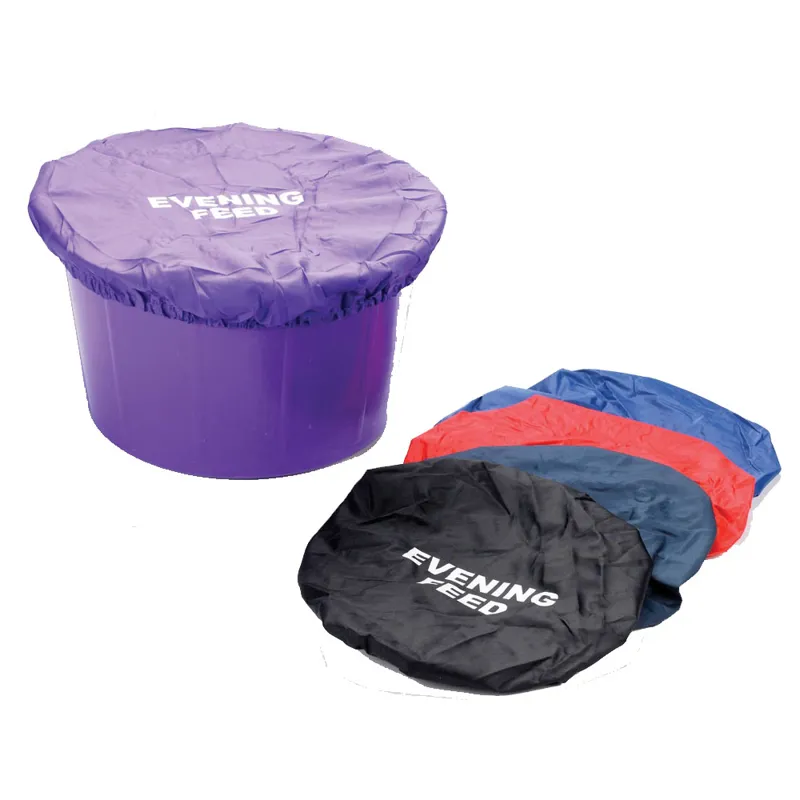 'Evening' Feed Bucket Cover - Black