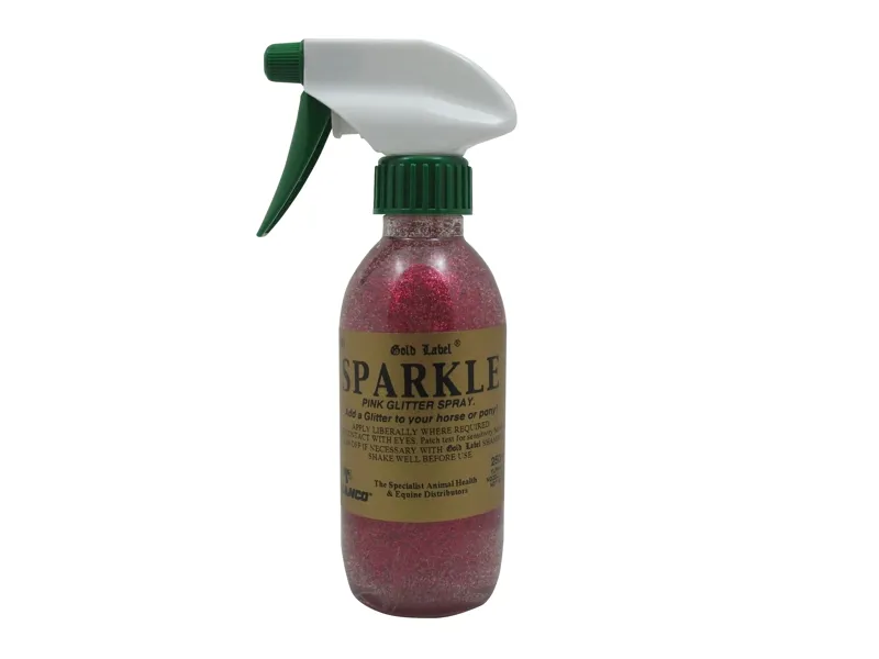 Gold Label 250ml Sparkle Glitter Spray in Pink