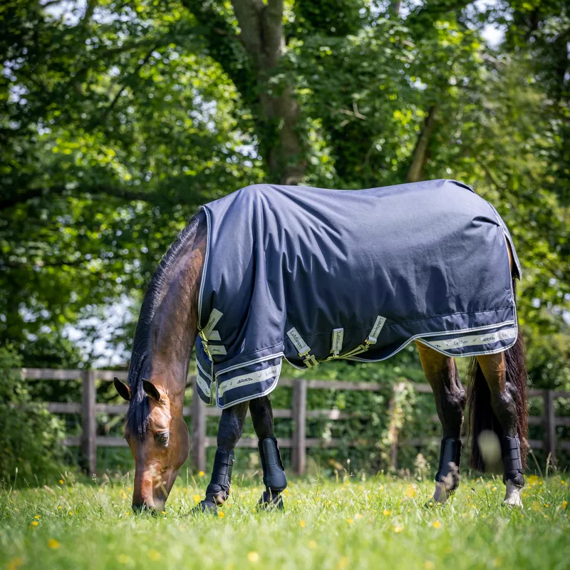 LeMieux Arika Featherweight Turnout Rug - 0g - Navy-1