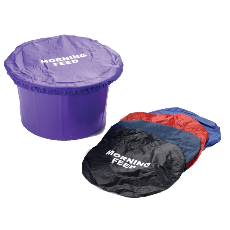 'Morning' Feed Bucket Cover - Black