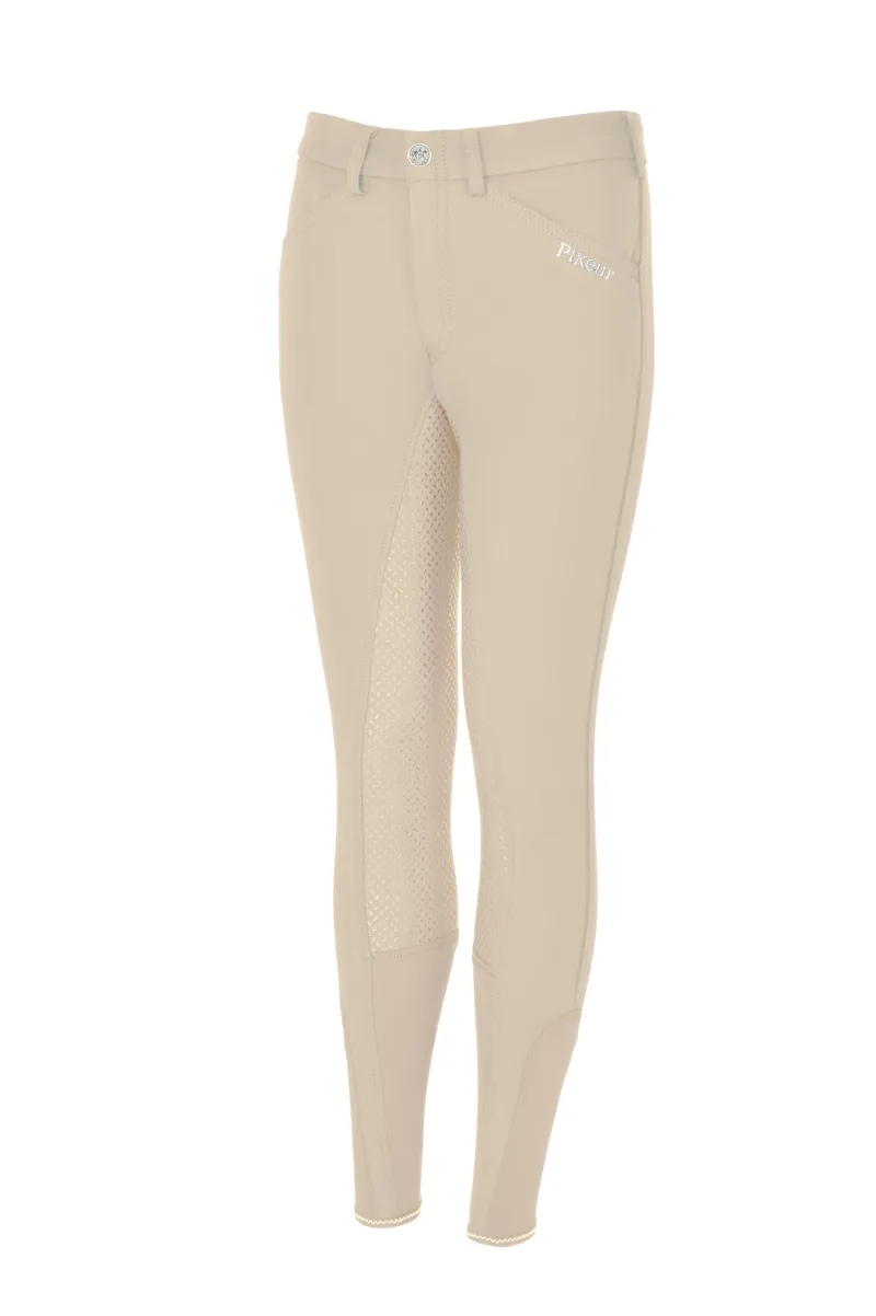 Pikeur Braddy Grip Seat Junior Breeches - Beige