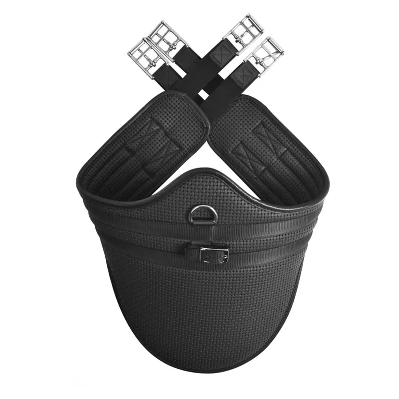 Hy Equestrian Waffle Stud Girth in Black