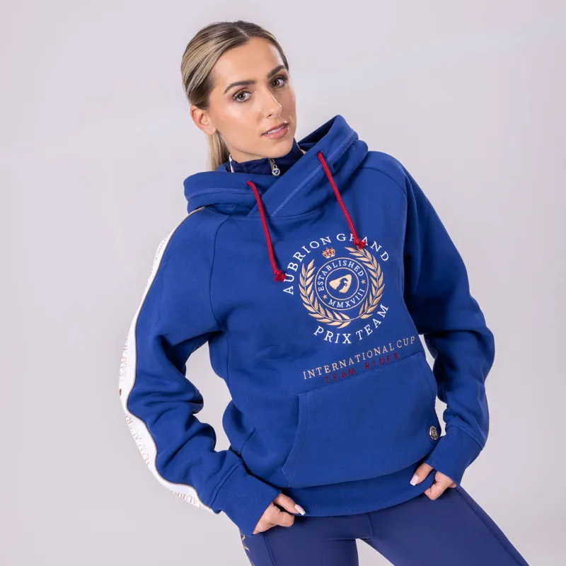Aubrion Team Hoodie - Blue-1