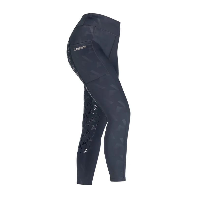 Aubrion React Winter Riding Tights - Shadow-1