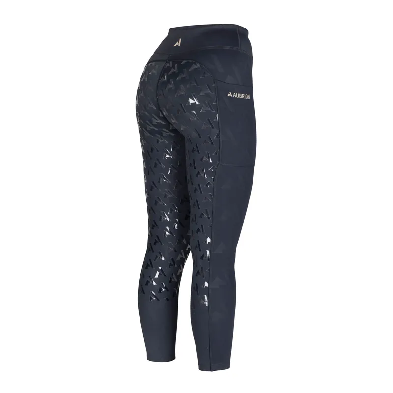 Aubrion React Winter Riding Tights - Shadow-2