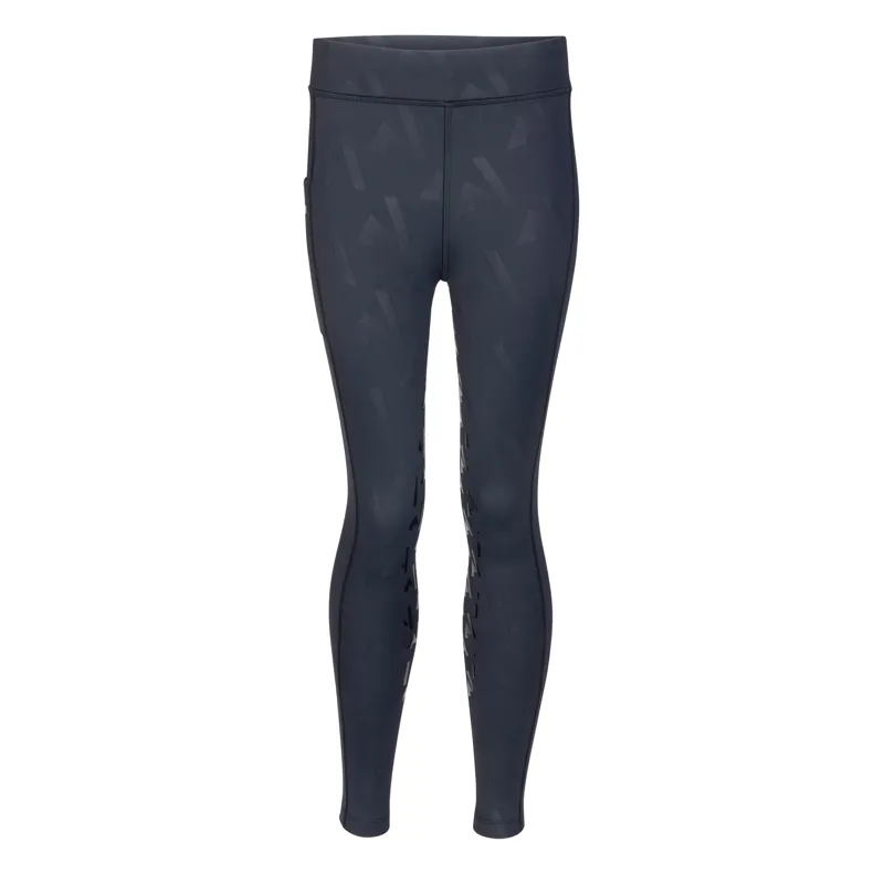 Aubrion React Youths Winter Riding Tights - Shadow-2