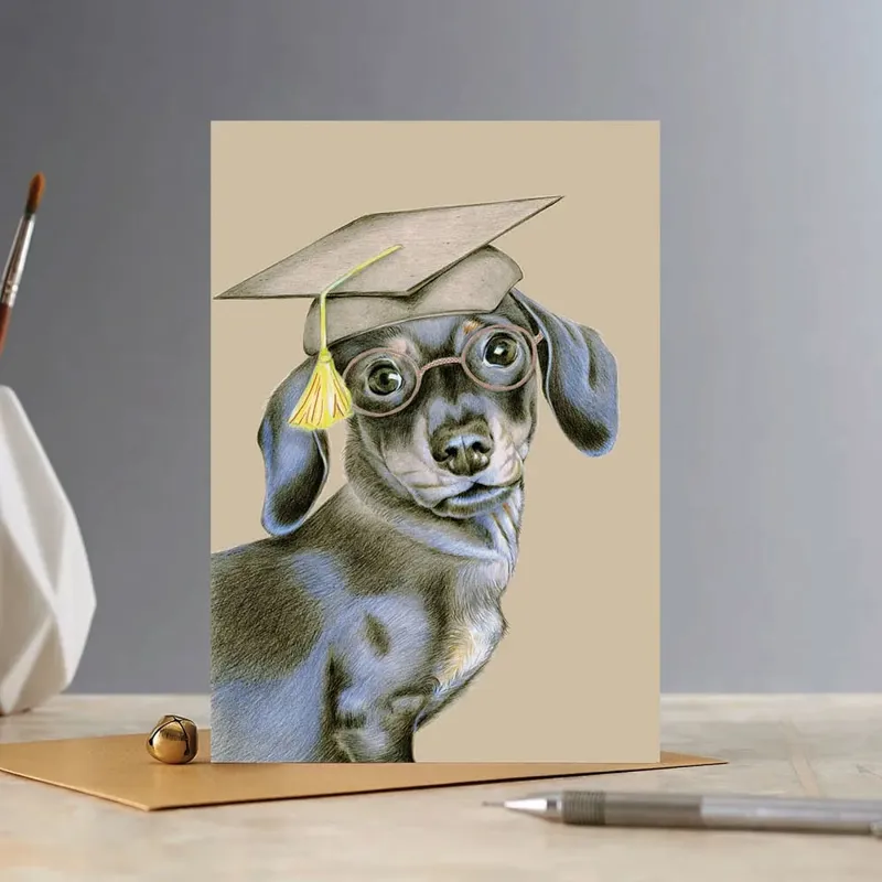 Card - Clever Sausage - Blank Greetings Card