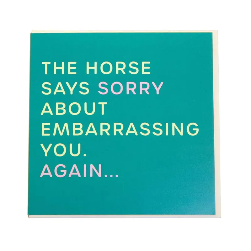 Gubblecote Humourous Greetings Card - Embarrassing You