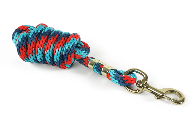 Topaz Lead Rope - Navy/Red/Turquoise