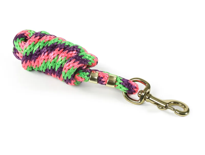 Topaz Lead Rope - Purple/Lime/Pink