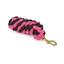 Headcollar Lead Rope With Trigger Clip - Black/Pink
